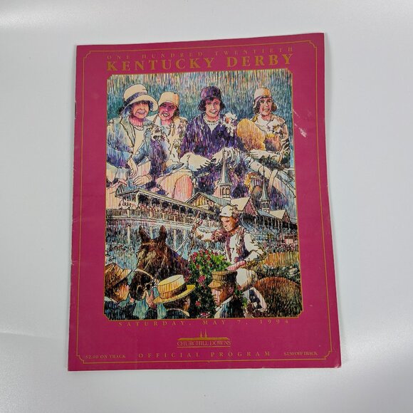 Vintage 120th Kentucky Derby Official Program May 1994 Churchill Downs - Picture 1 of 11